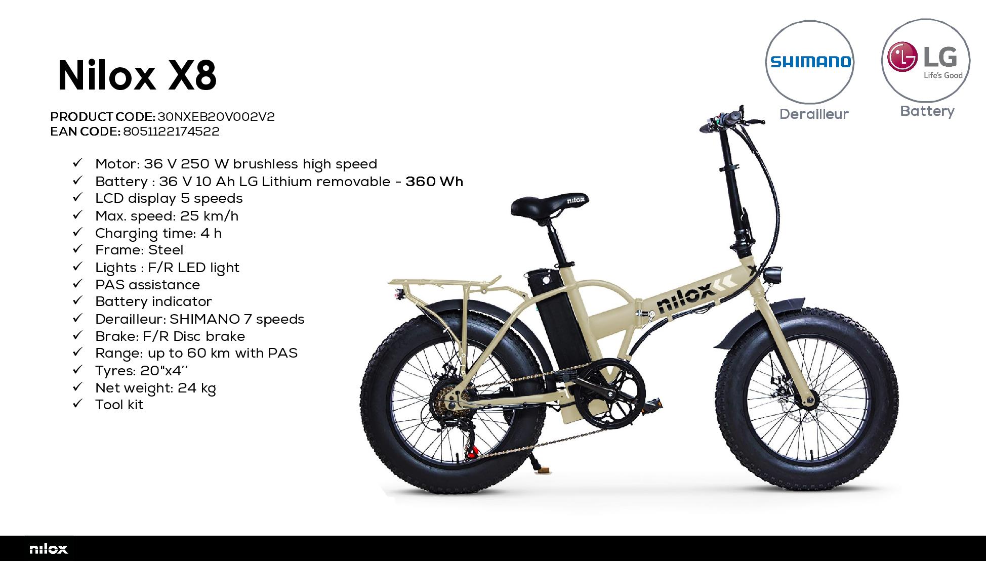 NILOX Biciclette Elettriche NILOX X8 | Expert Italia