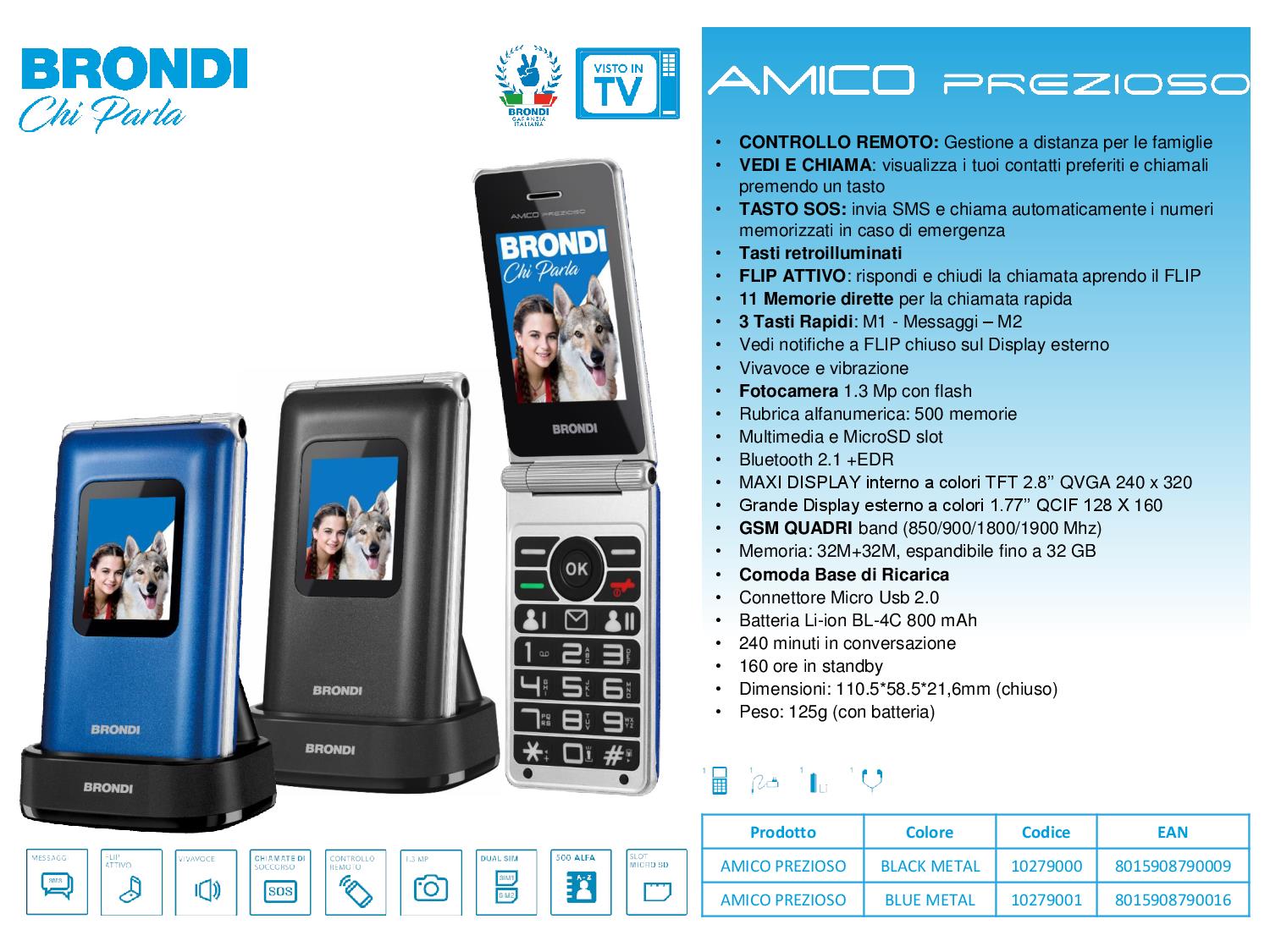 Guwet A2 2G Telefono Cellulare per Anziani con Tasti Grandi, Volume Alto, Funzione SOS, Batteria ad Alta Capacità, Doppia SIM Dual Standby, Nero