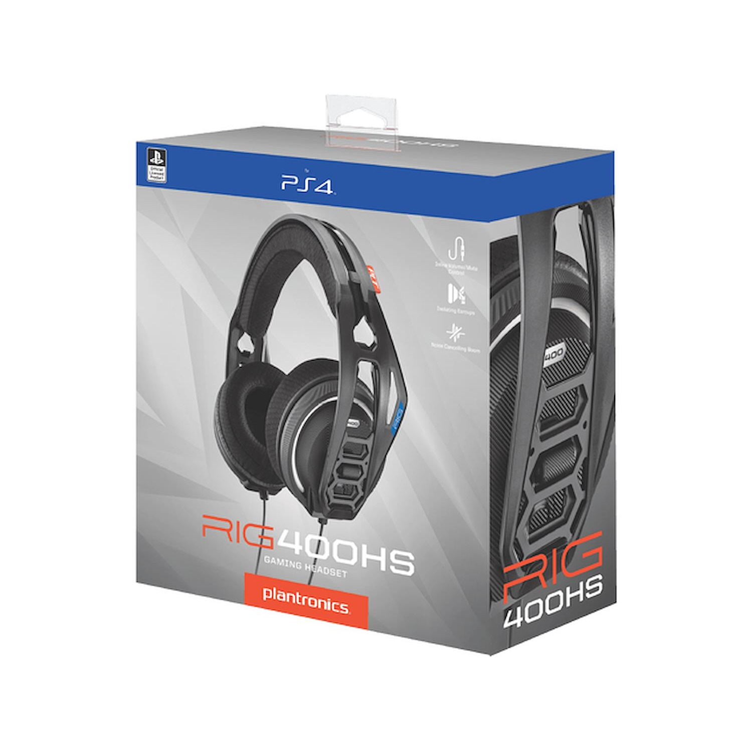NACON Cuffie Gaming OLP Cuffie Gaming RIG 400 HS PS4/PC PLANTRO-RIG400HS |  Expert Italia
