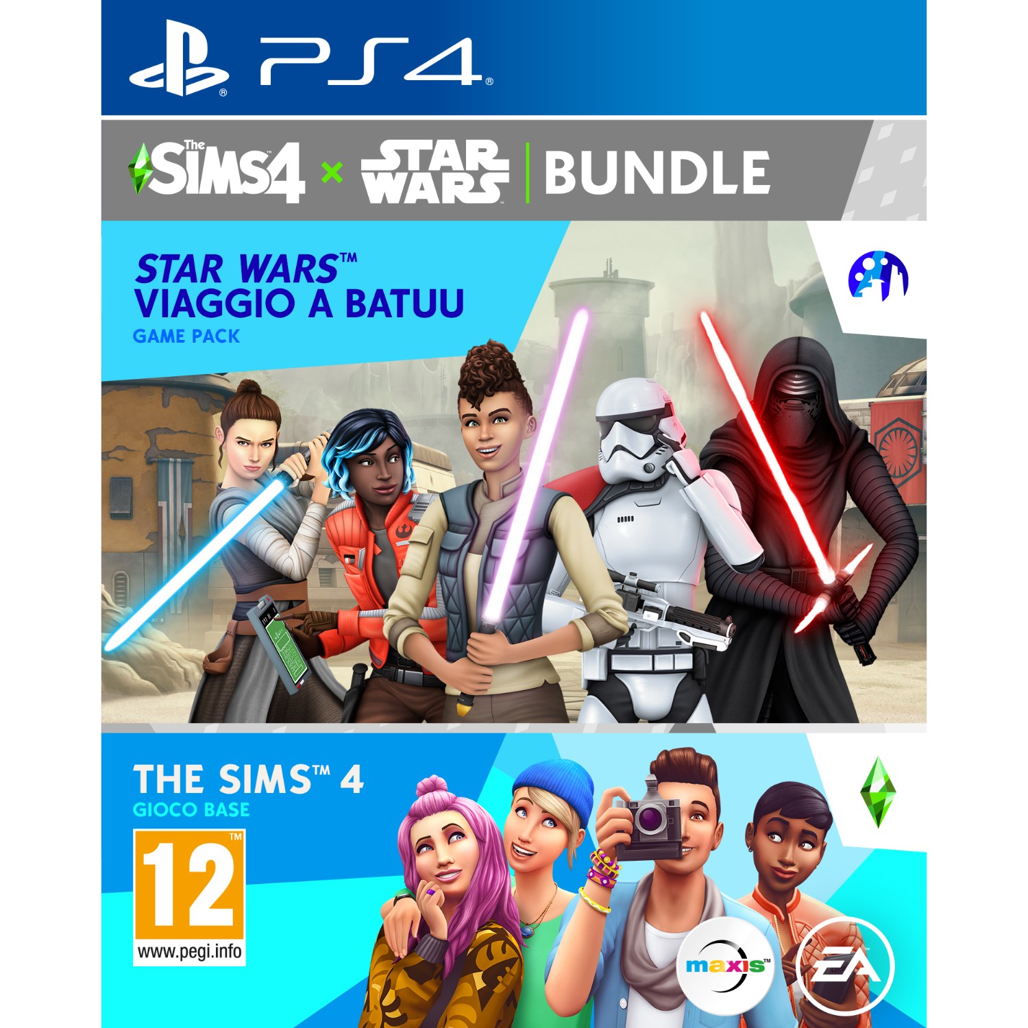 ELECTRONIC ARTS Giochi Playstation 4 THE SIMS 4 + STARWARS VIAGGIO A BATUU  GP BUNDLE | Expert Italia