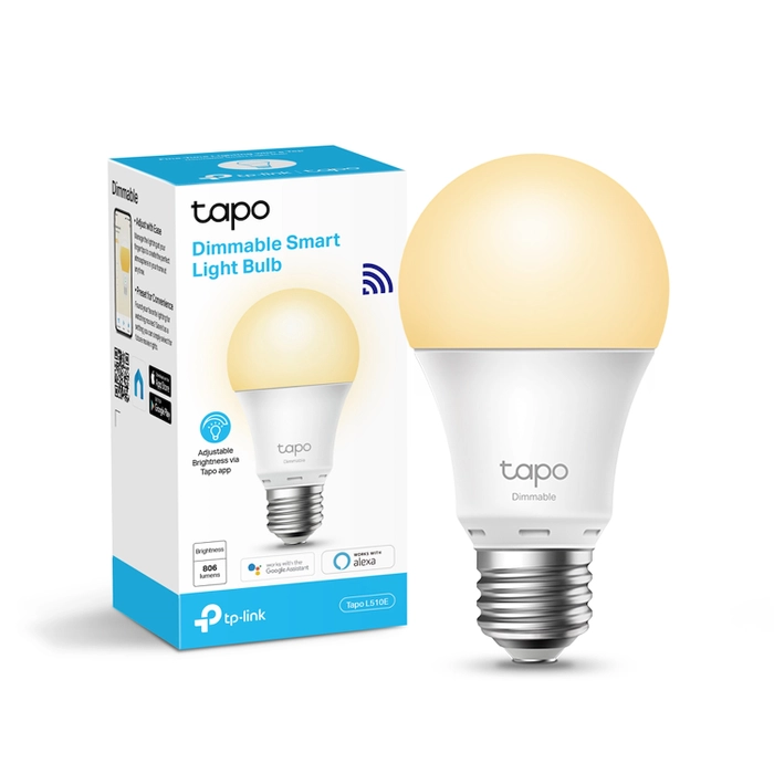 TP-LINK Illuminazione TAPO L510E - LAMPADINA LED WI-FI DIMMERABI