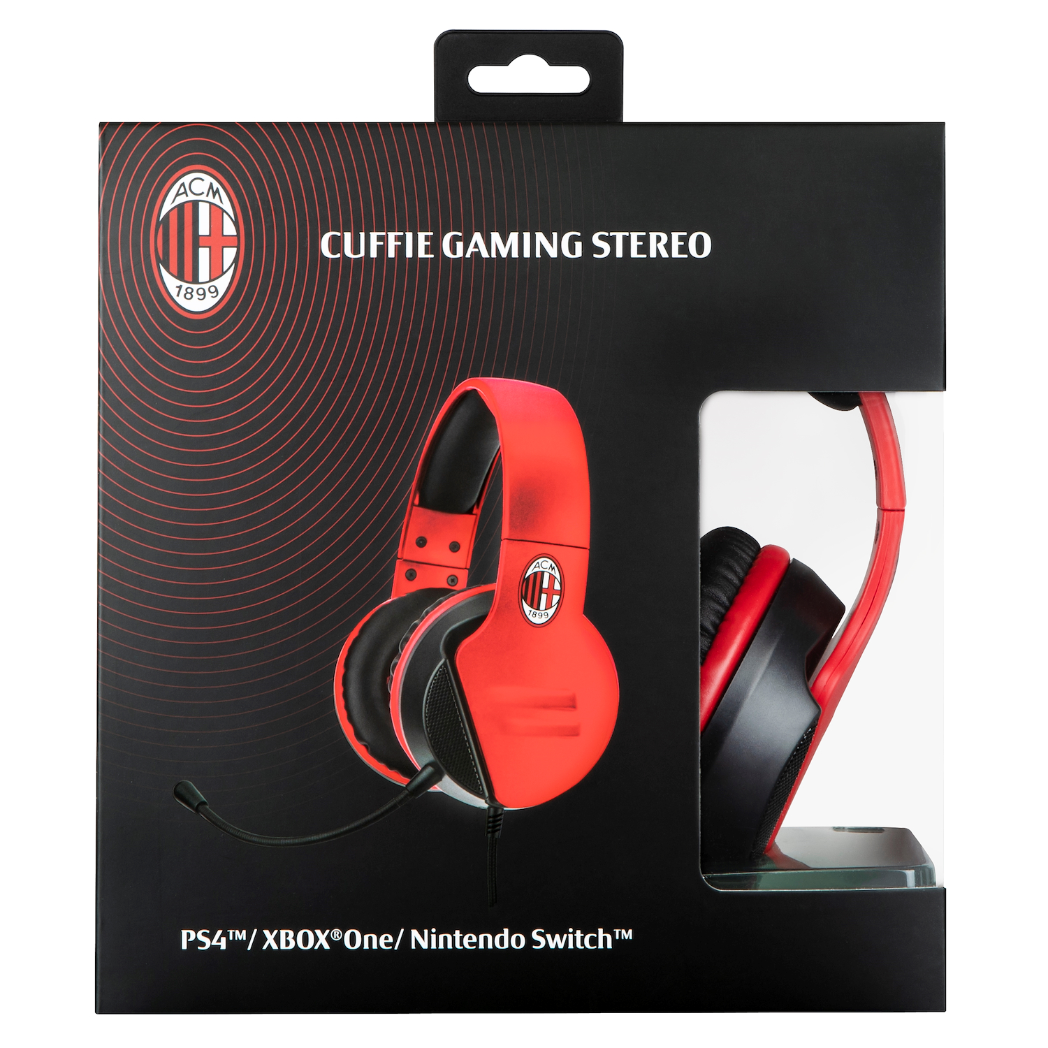 QUBICK Accessori Playstation 4 CUFFIE GAMING STEREO AC MILAN | Expert Italia