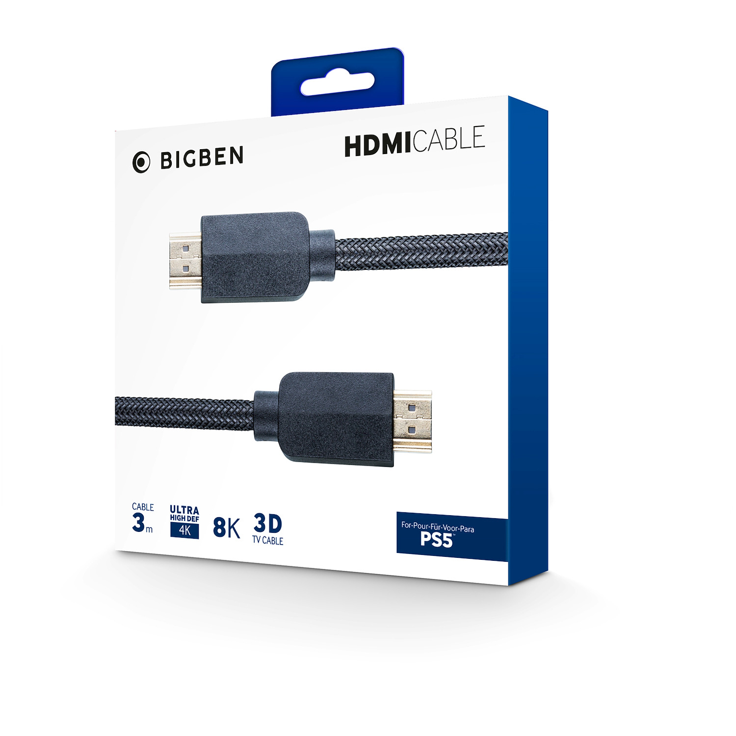 NACON Accessori Playstation 5 Cavo HDMI 2.1 Nero 3 mt PS5HDMICABLE3M |  Expert Italia