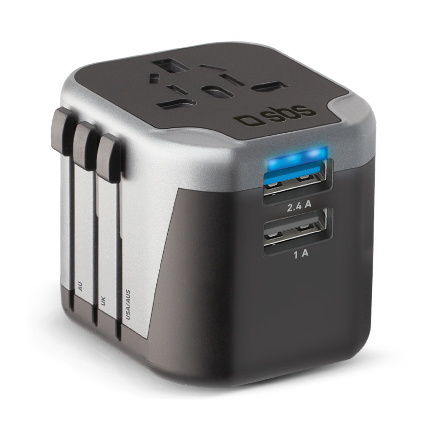 Adattatore Da Spina Europea A UK - Powerconnections - Bianco - Convertitore Permanente