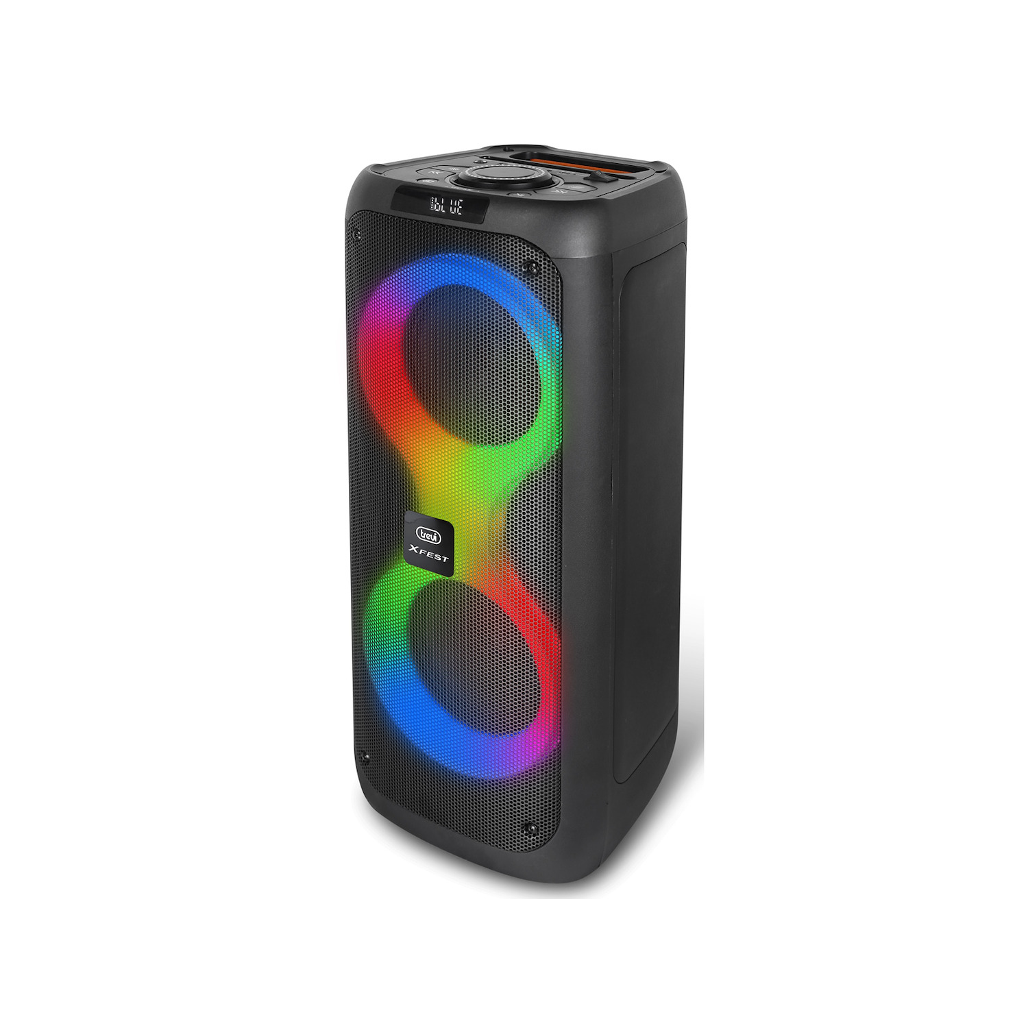 FENTON FT15LED Cassa Attiva 15 800W BT/USB/SD/AUX-In LED Microfono FENTON FT15LED Cassa Attiva 15 800W BT/USB/SD/AUX-In LED Microfono