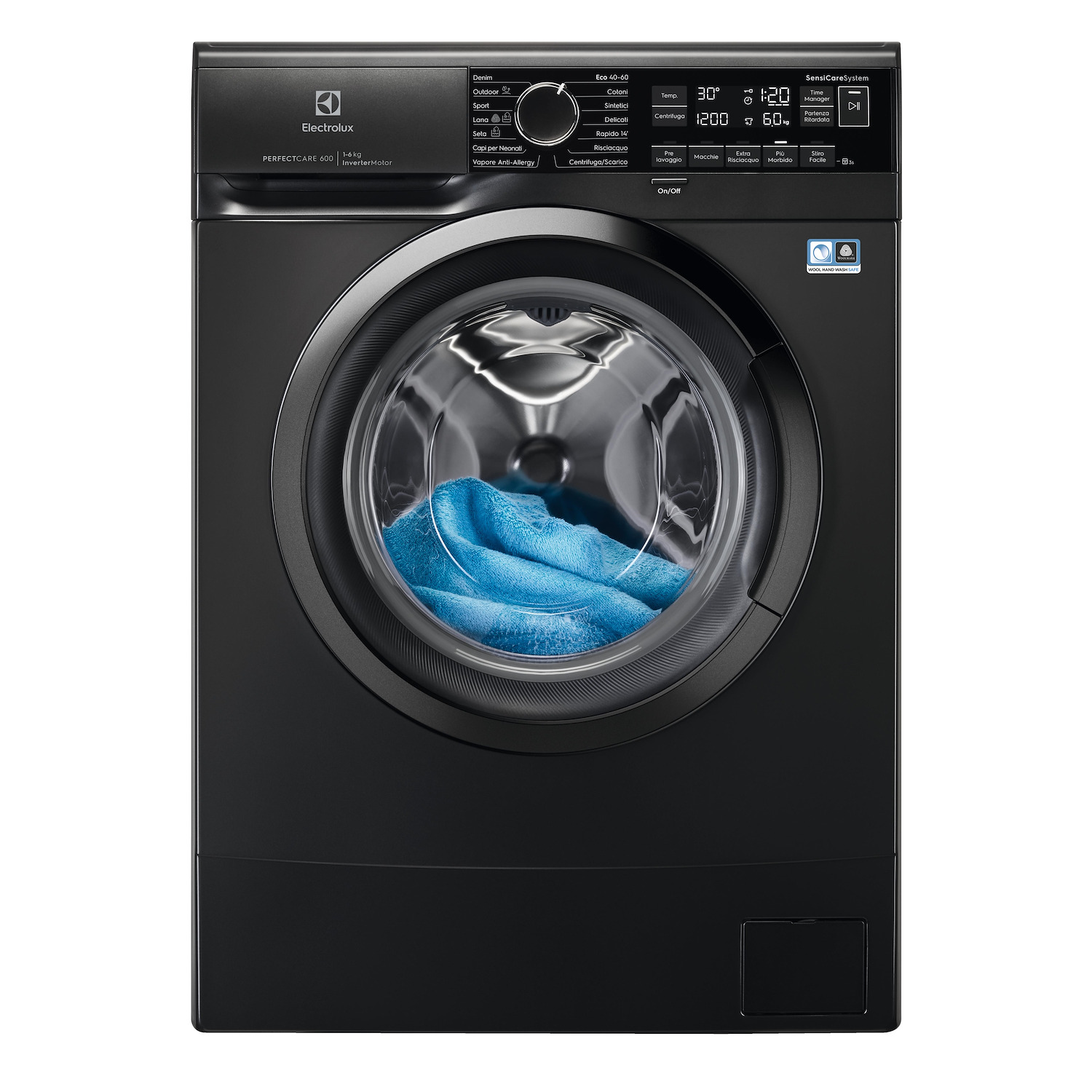 Lavatrice Electrolux EW6S526W Slim - 6kg, 1200 Giri, Tecnologia SensiCare, Bianco