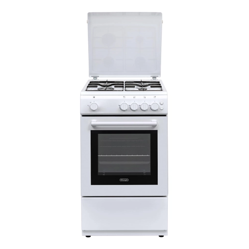 Cuisinière Gaz 60 Cm Indesit – 4 Brûleurs, Four 64 L, Nettoyage Vapeur – Classe énergétique A, Blanc