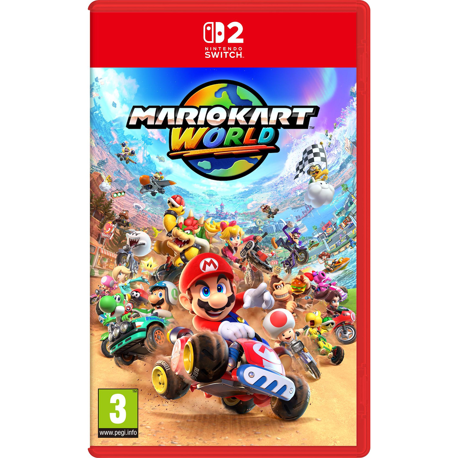 MARIOKART WORLD Nintendo Switch パッケージ版 NINTENDO Giochi Nintendo Switch 2 MARIO KART WORLD - SWITCH 2