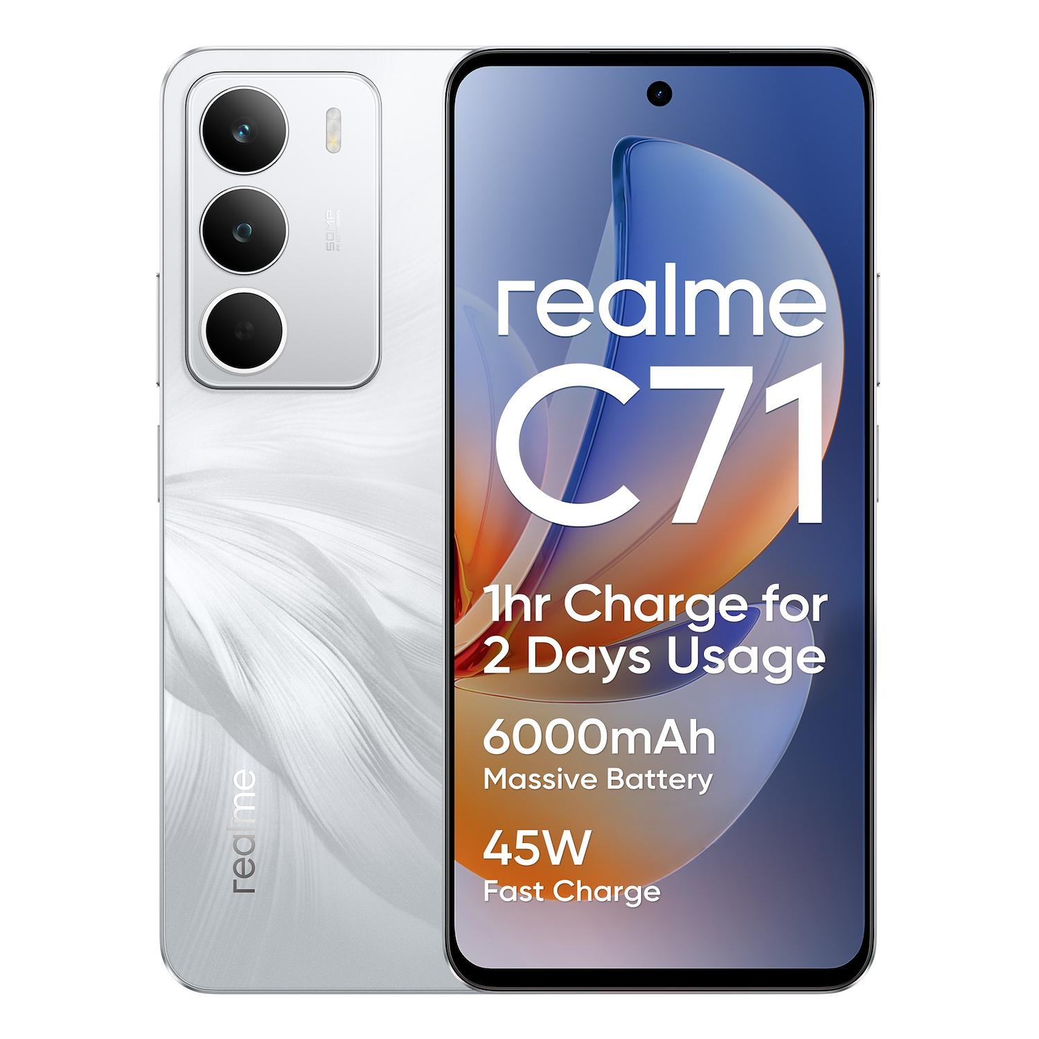 REALME Smartphone - REALME C71 WHITE SWAN (256GB 8GB) | Expert Italia