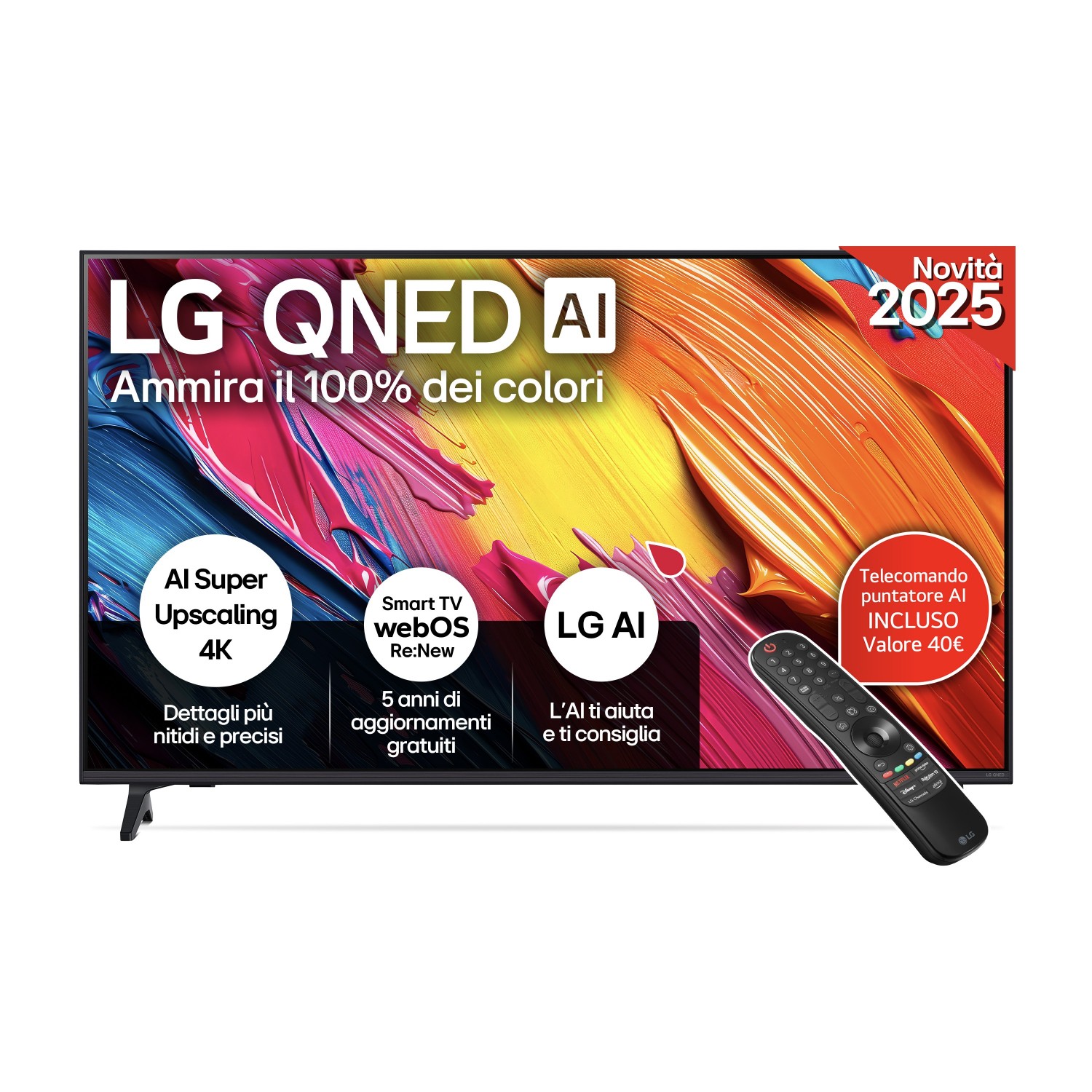 LG Led 65QNED70A6A TV QNED AI SERIE QNED70 65'' 4K,