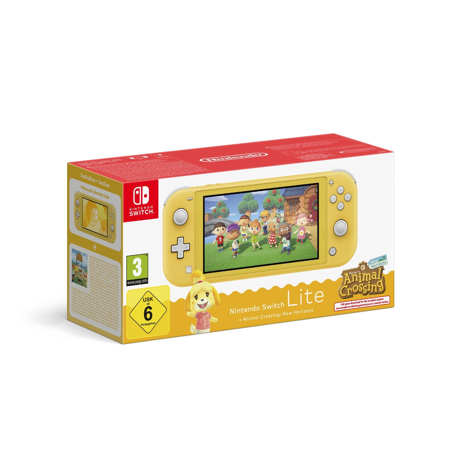 NINTENDO Nintendo SWITCH SWITCH LITE GIALLA + ANIMAL CROSSING NH