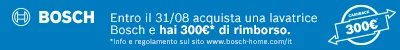 BOSCH CASH BACK LAVATRICE 300 E