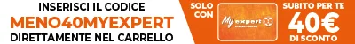 Voucher MENO40MYEXPERT Sconto My Expert 40€