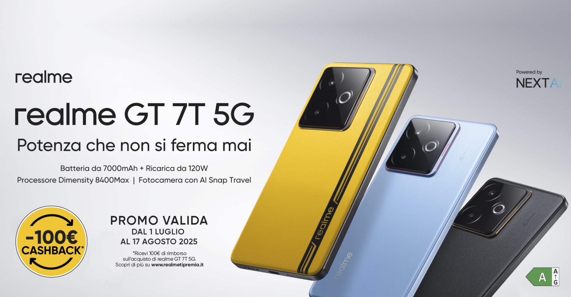 REALME GT 7T 5G - CASHBACK