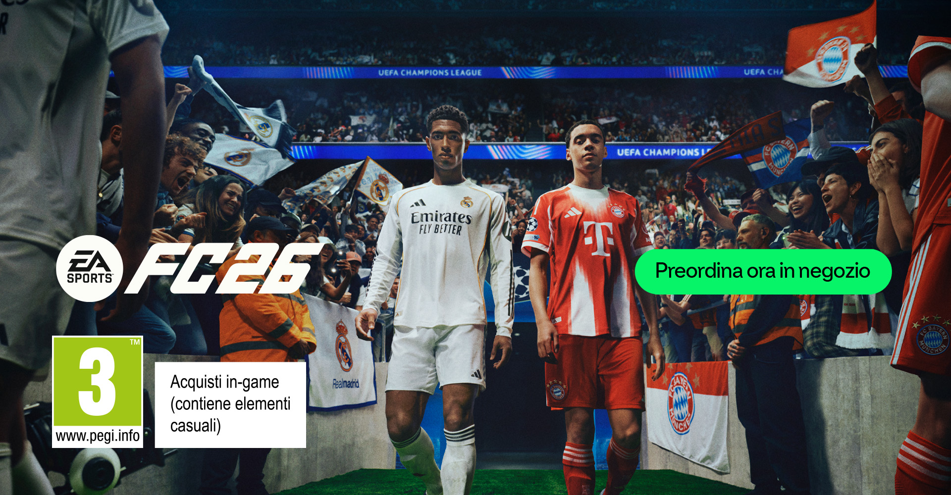 FC26 - PREORDINA ORA IN NEGOZIO