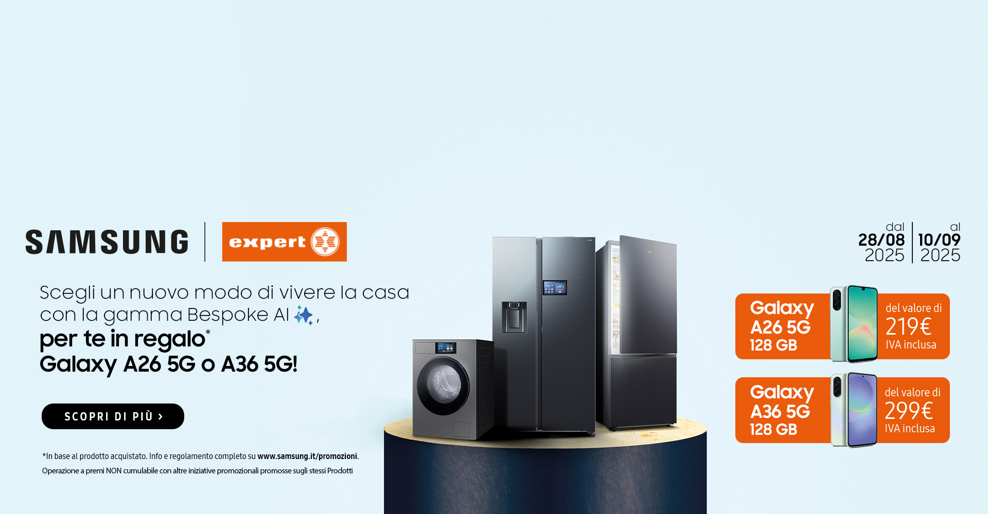 ESCLUSIVA EXPERT: PROMO ELETTRODOMESTICI SAMSUNG