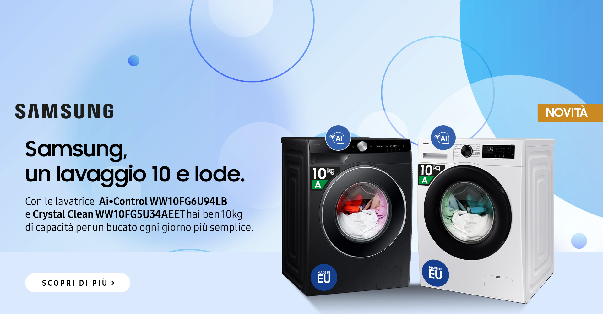 SAMSUNG UN LAVAGGIO 10 E LODE