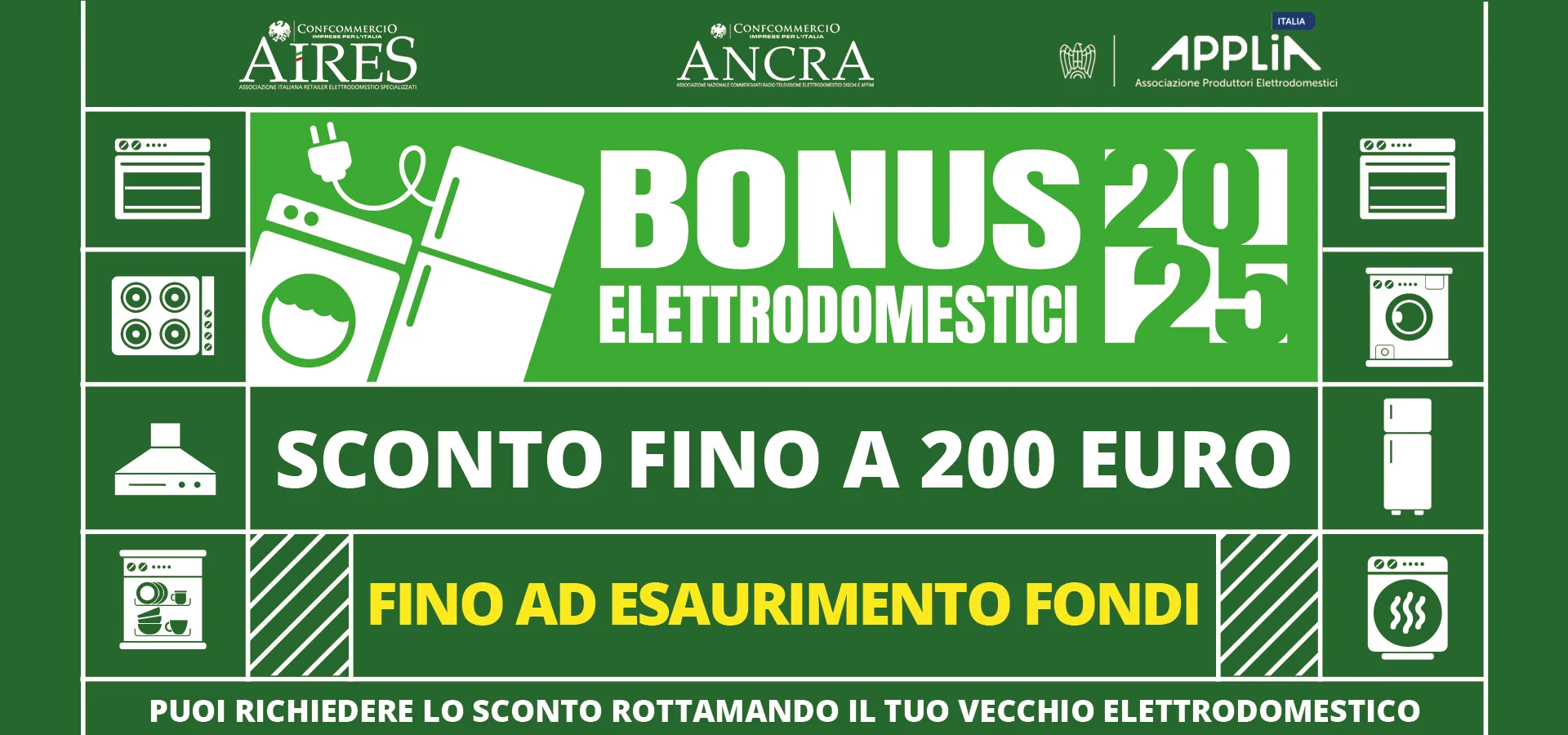 Bonus elettrodomestici 2025