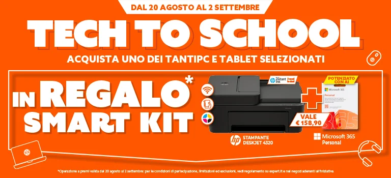 ESTATE EXAGERATA - TECH TO SCHOOL | Expert Italia