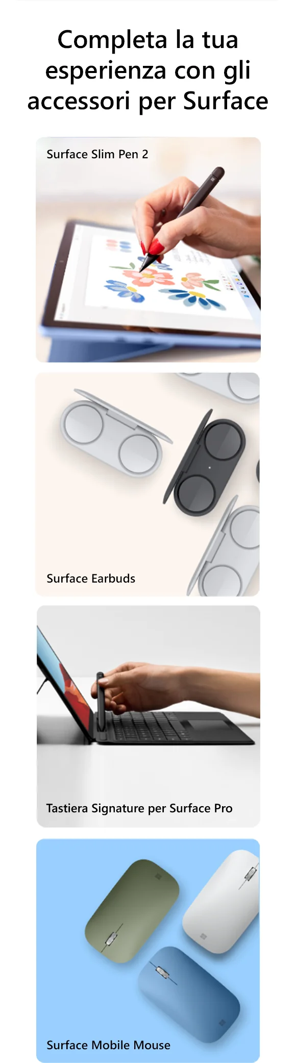 Accessori per Surface
