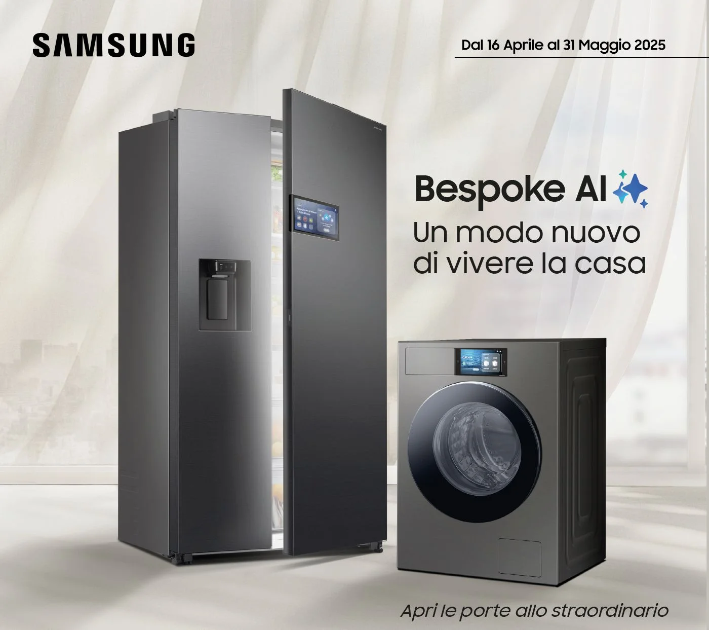 Samsung Bespoke Ai, un modo nuovo di vivere la casa