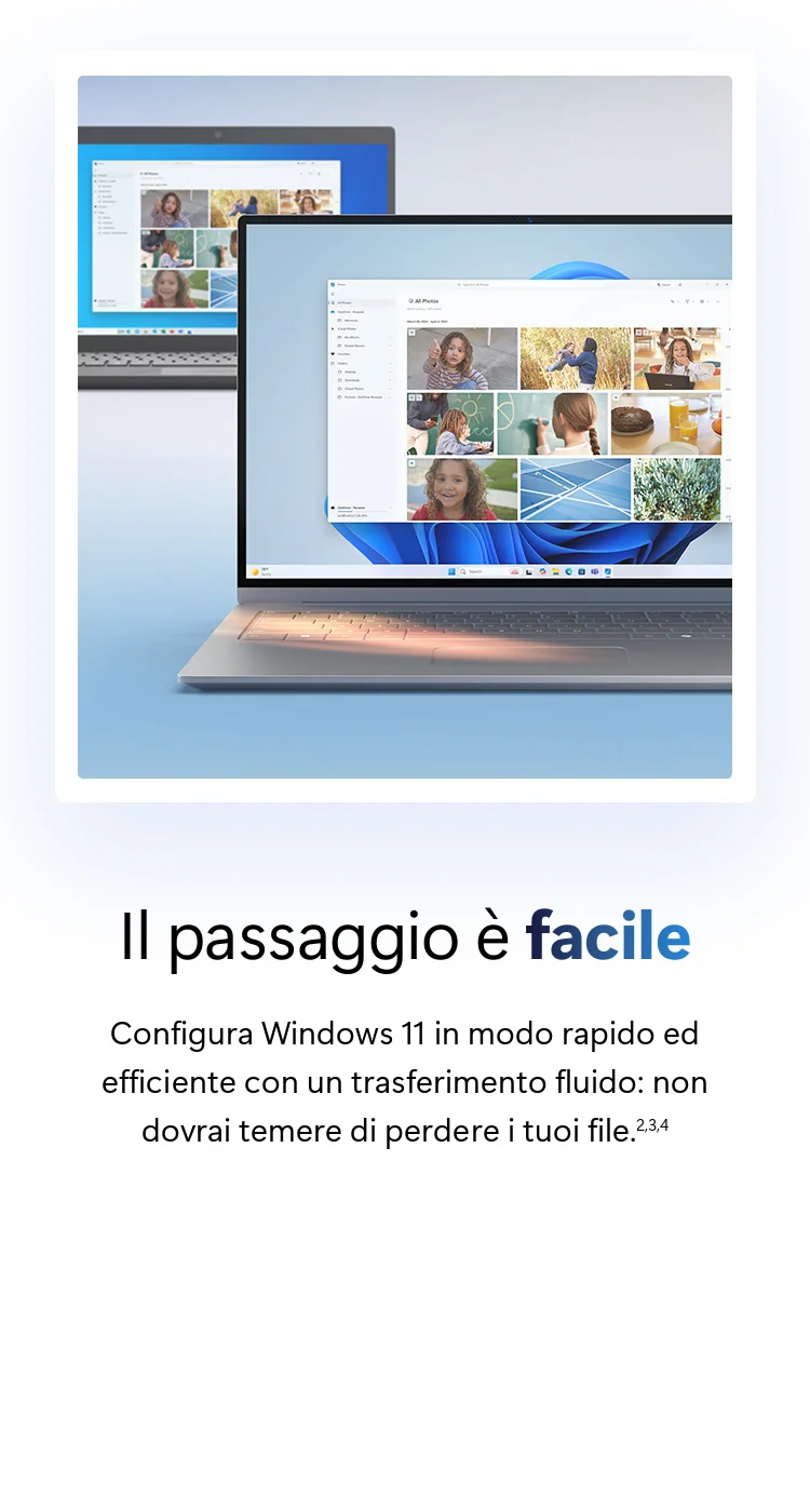 Il passaggio è facile