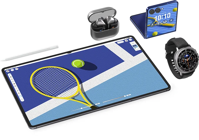 Immagine con i prodotti Samsung