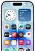 iPhone 17 mostrato di fronte, fotocamera frontale Center Stage in alto al centro