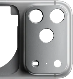 iPhone 17 Pro mostrato da dietro, con guscio unibody in alluminio forgiato a caldo