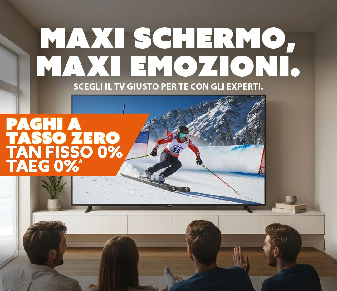 Maxi schermo, maxi emozioni.