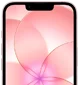 Un iPhone 17e rosa chiaro con Ceramic Shield 2 mostrato parzialmente di fronte, si nota lo sfondo con l’immagine di un fiore rosa